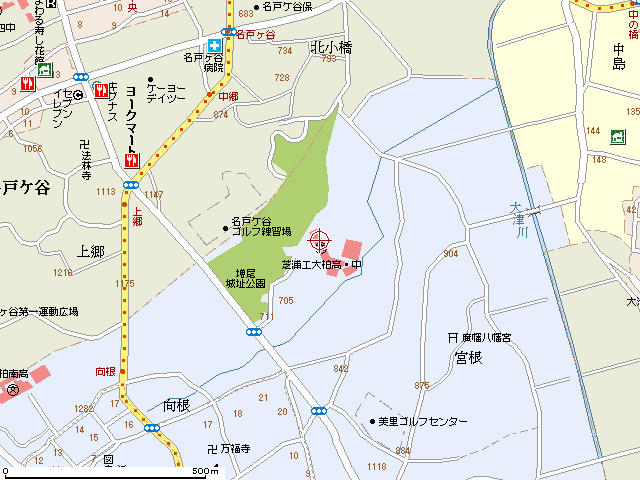 学校周辺地図