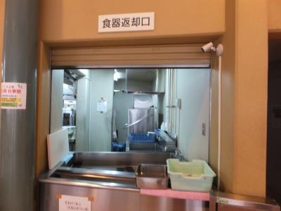 食器返却口