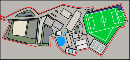 学校の地図です