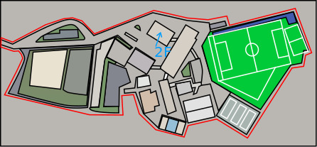 学校の地図です