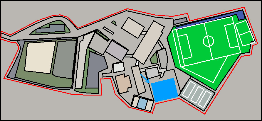 学校の地図です