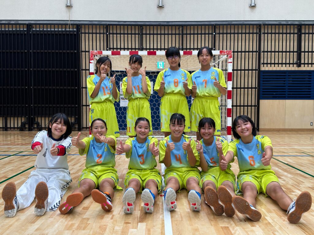 中学女子ハンドボール部】柏市優勝、県ベスト4に入賞しました